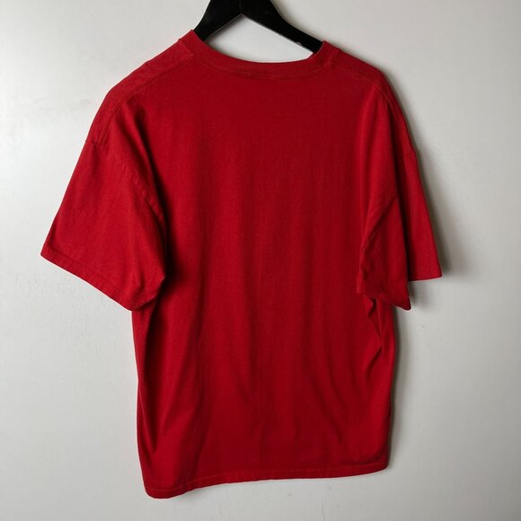 Hanes Heavyweight MacIntyre Park T-Shirt Vintage Red Graphic Unisex Fit - Picture 11 of 14